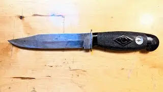 Vintage Colonial Fixed Blade Knife with Compass!