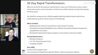 Sales page breakdown: helping therapist/coach/NLP practitioner Kate Ryley to double her prices