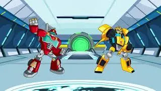 Transformers Rescue Bots: Dash 🤖 HEATWAVE: Fire-Bot, with the Apatosaurus Water Blast!