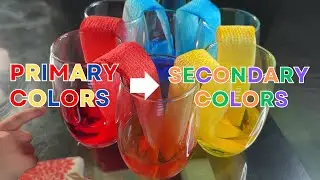 Primary to Secondary Colors Experiment | Three Primary Colors | Three Secondary Colors