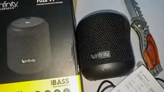 Infinity by Haramn (JBL) fuze 99 4.5w Bluetooth speaker(back),Unboxing