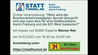 (Wie) wird der BVWP derzeit &uuml;berpr&uuml;ft und was kann dies f&uuml;r eine Stadtautobahn und die B31 bedeuten?