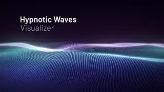 Hypnotic Waves Music Visualizer | How to Create a Music Visualization Template