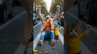 AI cat accident &mdash; emotional and shocking moment!#AIShorts #CatAccident #AIVideo