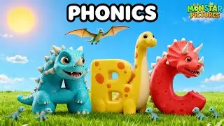 Dinosaur Letter Phonics Song &ndash; Fun ABC with Dino Characters and 2 Example Words Each