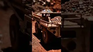 Mini  Heavy Equipment Conquer the Mud Pit! 🚧 Epic RC Construction Action! #Shorts #RC #EpicRC