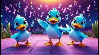 Seven Dancing Ducks Say the Days | Days of the Week Song for Kids | Fun Learning Nursery Rhyme