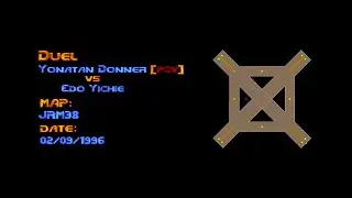 Doom 2 Deathmatch: Yonatan Donner vs Edo Yichie - (JRM38.wad) (Duel)