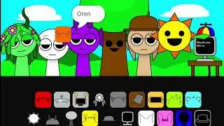 Incredibox Sprunki Sinner Edition But WITH LOVE SUS MOD!Orange Oren Cartoon sprunki song Sus song