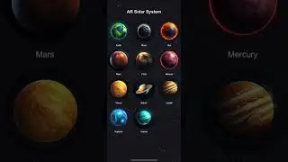 AR Solar System - Unity Template - Downloadable