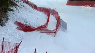 Downhill ski crash - Brice Roger, Garmisch 2021