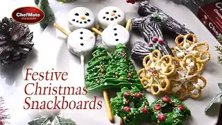 CUMAN 1 BAHAN BISA BUAT CEMILAN SELUCU INI | FESTIVE CHRISTMAS SNACKBOARD