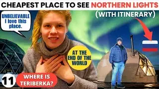 Where to see NORTHERN LIGHTS on a Budget? Murmansk & Teriberka with ITINERARY & COST | Hindi Vlog