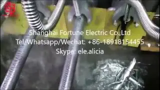 Horizontal continuous casting machine for aluminium rod