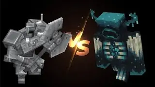 Ferrous Wroughtnaut vs Warden (Addon official) [Minecraft bedrock]