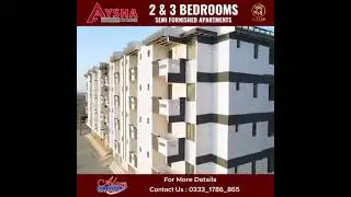 Ayesha corner \\ apartments installment ] surjani town \\ ready to move flat // possession flat \\