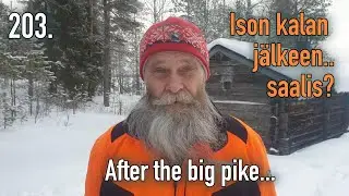 P&Auml;RAST SUURT KALA..SAAK? @korpitalo #omavarustatus #kalap&uuml;&uuml;k #kevad&otilde;ngad #kuusamo #talviklap&uuml;&uuml;k