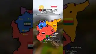Syrian Civil War (2024) #mapper #geography #mapping #history #middleeast #savemapper #history
