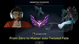 ASÍ SUBÍ A MASTER EN NA SOLO JUGANDO TWISTED FATE - PARTIDA SIN EDITAR. ME TOCA UN RENGAR SMURF?