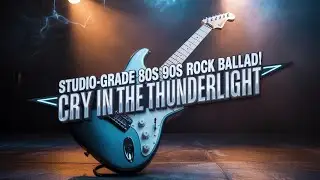 Studio-Grade 80s 90s Rock Ballad | Cry in the Thunderlight