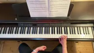 D Minor Melodic Scale - 2 Octaves - Right Hand