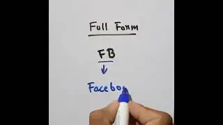 Full form of FB #shorts #youtubeshort #navbodhteacher