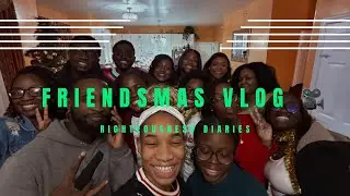 NIGHT OUT|FRIENDSMAS VLOG 🎄🎁🎥|GAME NIGHT 👾