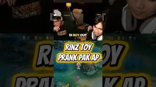 RINZ TOY PRANK PAK AP!! #mobilelegends #mlbb #shortvideo #shorts