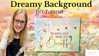 🐝 Create a Dreamy Bokeh-Style Background + Bee Accents | Easy DIY Home Decor!