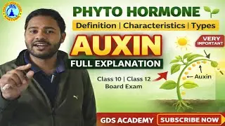 Phyto Hormone in Hindi | Auxin Hormone Full Explanation | Definition, Features, Types | Class 10th 