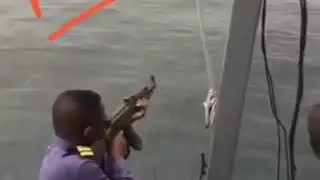 Nigerian Navy see shooting