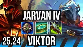 JARVAN IV vs VIKTOR (MID) | Electrocute | EUW Master | 25.24