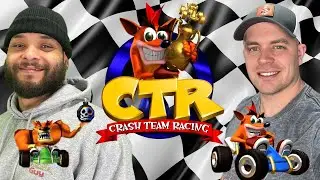 Crash Team Racing Head 2 Head Retro Gaming Challenge | RetroPie Guy Racing Video Game
