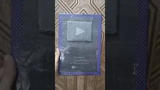 100 subscribers complete #greypaper play button #playbutton #subscriber  #crafterArtkaur #thankyou