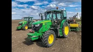Kukorica vetés 2019 | John Deere 6115M + 5100M | Corn Planting