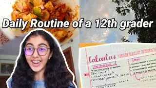 👩🏼&zwj;🏫 Daily Life of 12th Grader | Study Vlog Pt. 2 ✨ Nehal Baid