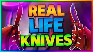 CS:GO BUTTERFLY KNIVES IN REAL LIFE OPENING