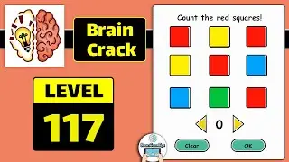 Brain Crack Level 117 Count the red squares Walkthrough