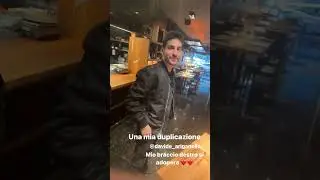 Il braccio destro di Davide Lacerenza offre la cena al boss 🍾