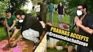 Darling #Prabhas accepts the #Greenindiachallenge with MP Santosh | FilmJalsa
