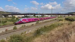 Trains through El Papiol