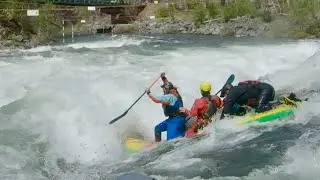Upper Clackamas Whitewater Festival 2023 Supsquatch Giant Stand Up Paddleboard (SUP) Race