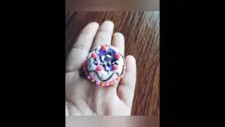 DIY Mini Cake with clay#diy#ytshorts #viralshorts #miniature