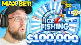 I WON $100,000 PLAYING THE ICE FISHING GAME SHOW!