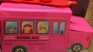 School bus storage box review storage box baby seater baby toy box