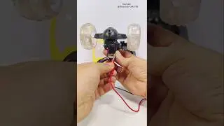 Mini Fan DC motor & RC car powered by remote control / Remote control car / Mini Fan with DC motor