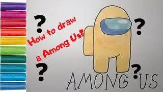 How to draw Among Us - Coloring | Drawing #Shorts
