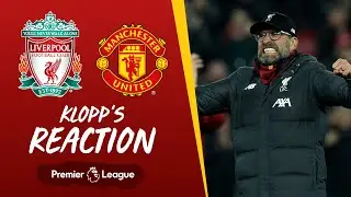 Klopp's Reaction: 'Alisson Becker, what an assist!' | Liverpool vs Man Utd