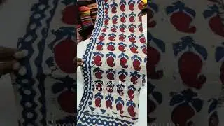 Restocked! Baguru Handblock Printed Cotton Sarees | Price Rs.1170/- | Shop @ www.ruffletrends.com