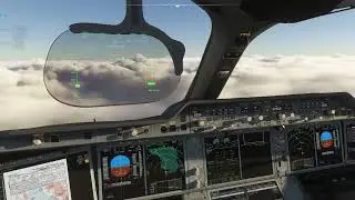 KSFO A350 approach and slamdunk approach